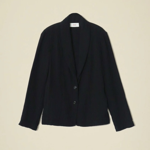 2/$300 Xirena black cotton gauze Cullen blazer jacket - Medium - Picture 4 of 10